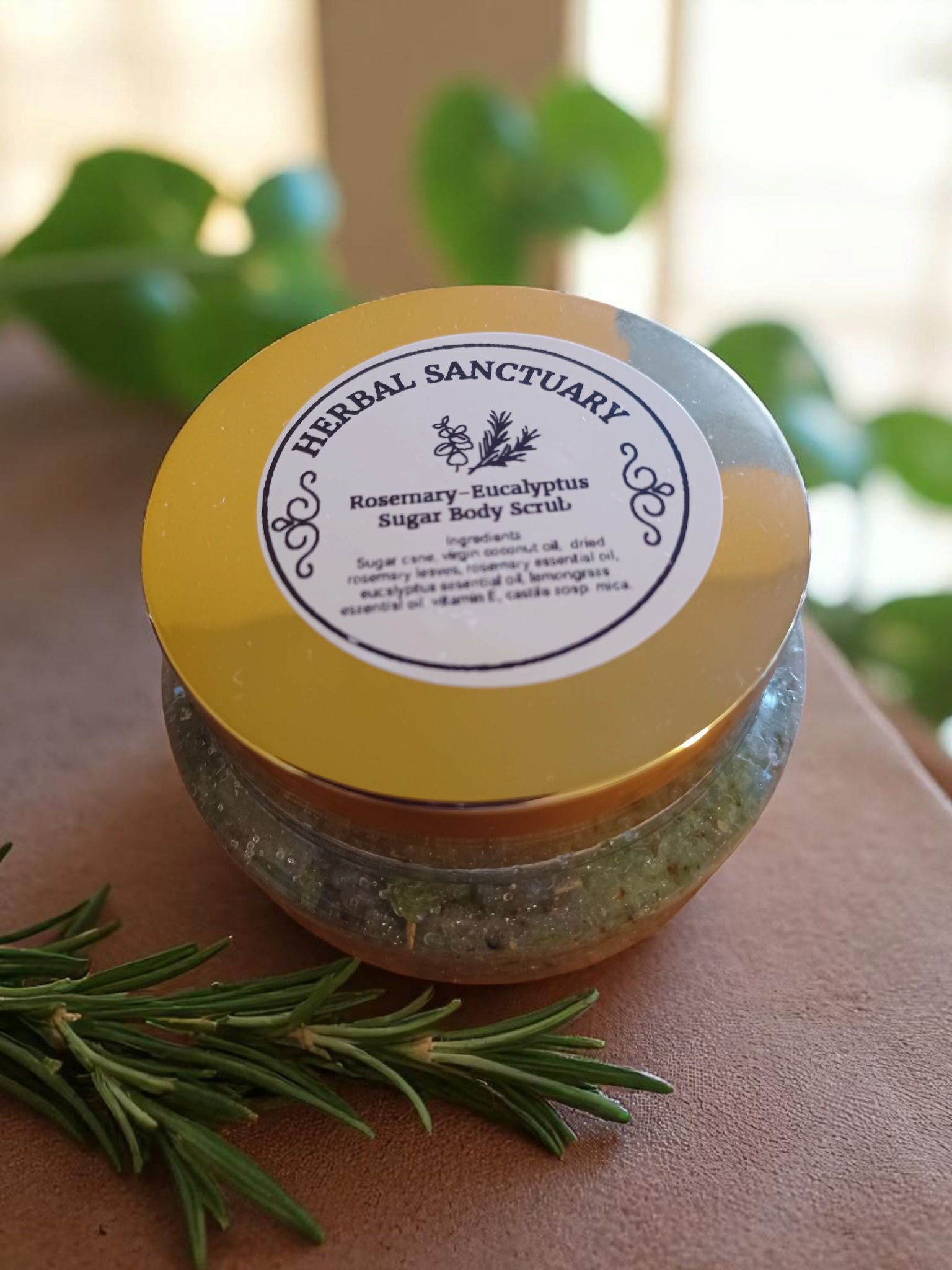Rosemary-Eucalyptus Sugar Body Scrub