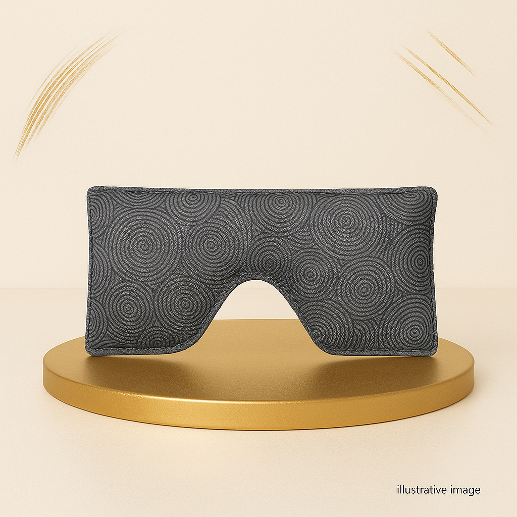 Eye pillow Crafted with cotton fabric - Gray
