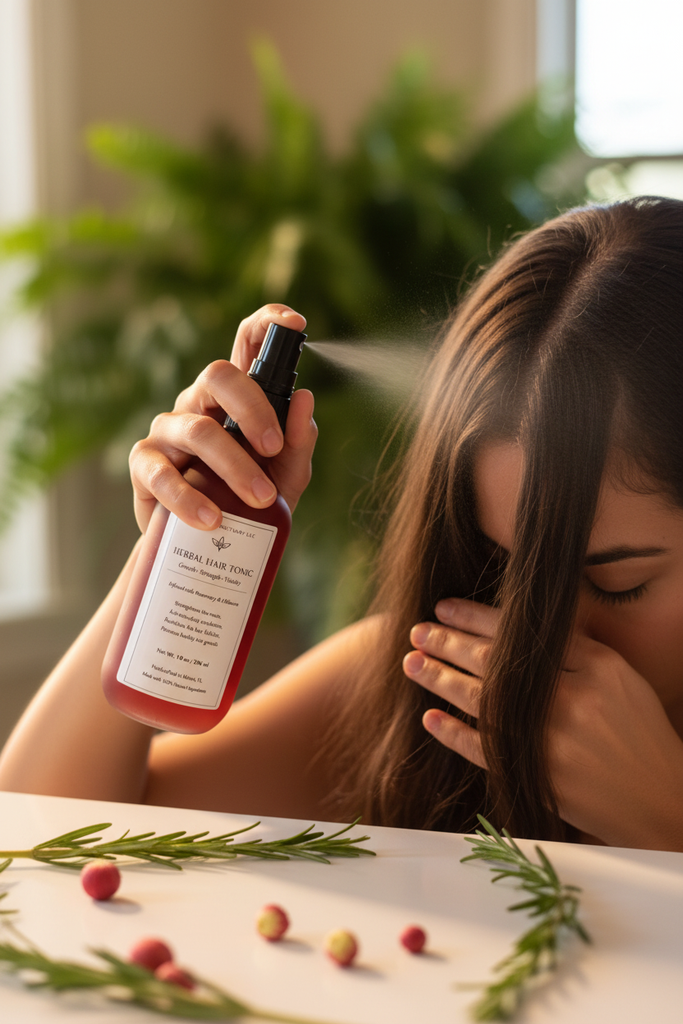 Herbal Hair Tonic Infused with Powerful Botanicals for Natural Hair Growth