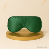 Eye pillow  crafted with satin fabric - Green
