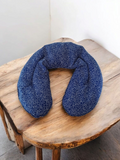 Neck Pillow 100% Cotton - Navi Blue