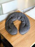 Neck Pillow 100% Cotton - Texture Grey