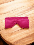 Eye pillow  crafted with satin fabric - Pink