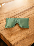 Eye pillow  crafted with satin fabric - Green